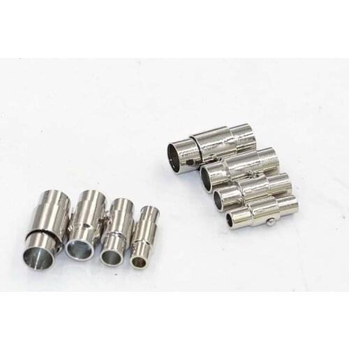 3/4/5/6mm inner diameter) DIY accessories, rope end fixedly connected magnet buckle