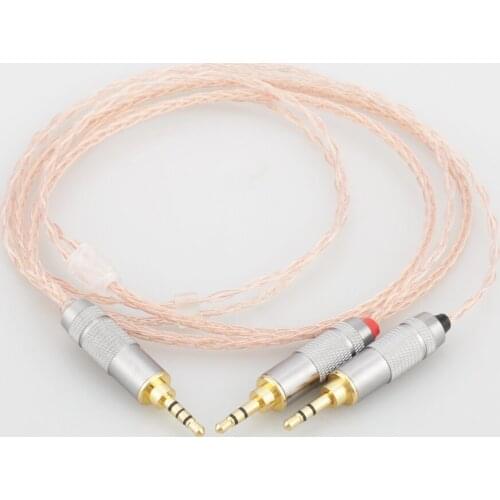 Audiocrast 8Cores 6N OCC Copper 2.5MM TRRS Balanced Plug Headphone Upgraded cable for SUNDARA he400i he400s HE560