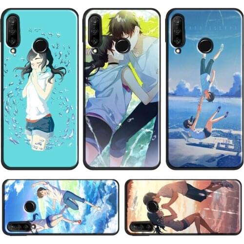 Tenki no Ko Anime Case For Huawei P30 Lite P40 P20 Pro P Smart Z 2019 Mate 20 Lite Honor 10 i 8X 9X Nova 5T