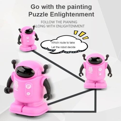 6 Colors Magical Multi Functional Induction Auto Car Funny Lovely Style Drawing Line Train Educational Toy For Children Gift