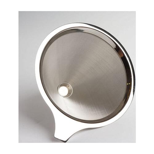 Coffee filter stainless steel coffee pot from filter paper filter drip coffee filter funnel Operation simple and convenient