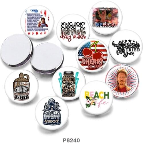 Pattern 12mm/18mm/20mm/25mm/30mm Round Glass Cabochon Flat Back Making Findings P8240