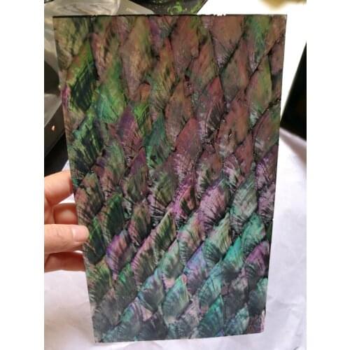 Natural mother of pearl shell laminate for musical instrument and furniture inlay