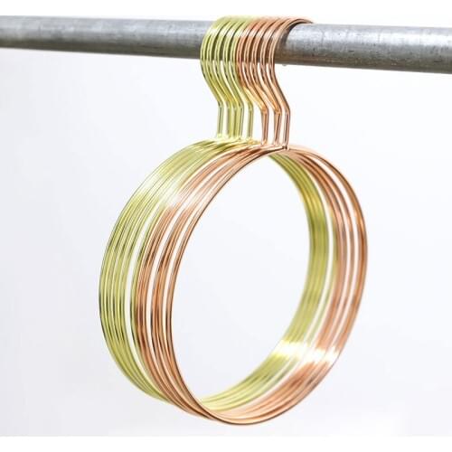 10pcs/lot Multifunctional Scarf Belt Round Clothes Hangers Iron Round Hangers Creative Scarf Hangers Metal Round Hanger OK 1101