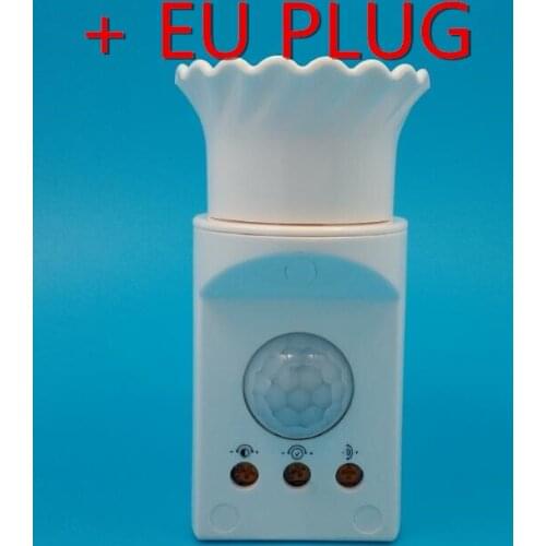New PIR Motion Sensor Infrared Induction Switch US Plug+EU adapter adaptor