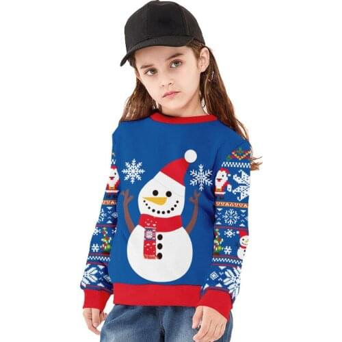 Baby Boy Clothes Hoodies Sweatshirts Boys Girls 7-14Y Childrens Sweatshirt Christmas Tops Girls Kids Costume Undefined