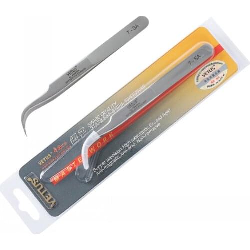 Vetus Stainless Steel Eyelash Tweezers Makeup Tools for Eyelash SA Series