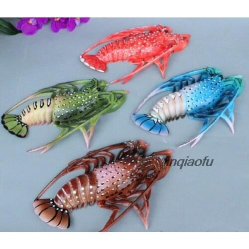 Plastic lobster seafood model decoration
