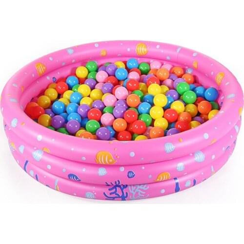 Portable Indoor Outdoor Baby Swimming Pool Inflatable Children Basin Bathtub Kids Pool Baby Colorful Ocean Ball Pool Kids Toys