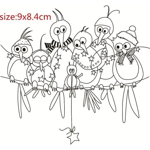 Bird Metal Cutting Dies And Stamps Dies For Scrapbooking Album Embossing New Dies For