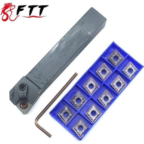 10pcs CNMG120408 LM HP1025 Carbide insert Blade Cutter with 1pc MCLNR2020K12 Holder CNC Lathe Turning Tool Set