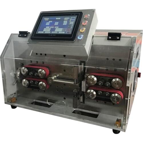 Touch Screen SWT508-YHT2 Peeling Stripping Cutting Machine Double Layer 5 Cores Wire Computer Stripper for 3-10mm