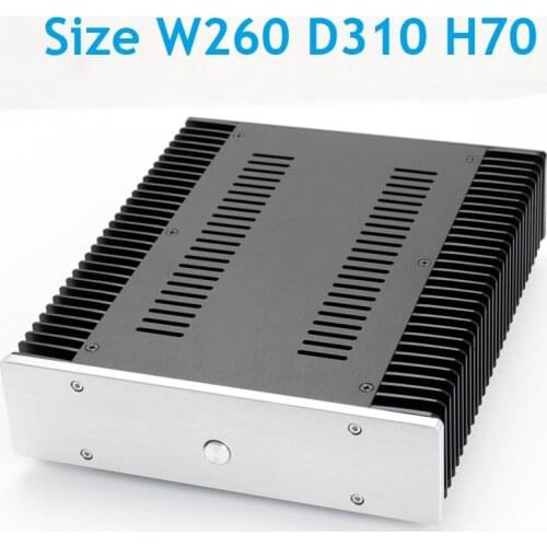 Size W260 D310 H70 DIY Aluminum Class A Amplifier Chassis Rear Case Preamplifier Housing New CJ-159 Chassis For Home Audio