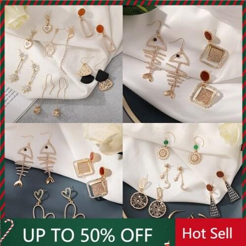 Needle Earrings for Women High-end Sense of All-match Simple Net Red Hypoallergenic Earrings Korean Fashion Earrings