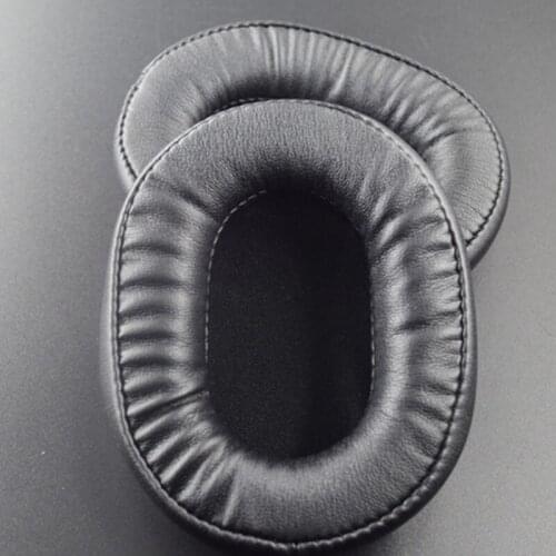 1Pair Dustproof Ear Pads Cushion Black Earphone Cover Fit for ATH-M50X M30 M40 M50M40X SX1 Series Durable Headphone Accessories