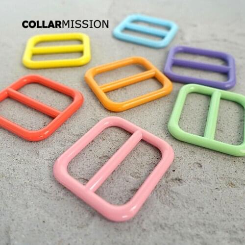 100pcs/lot adjustable buckle 25mm webbing sewing zinc alloy metal crafts stoving varnish metal buckle 7 colours