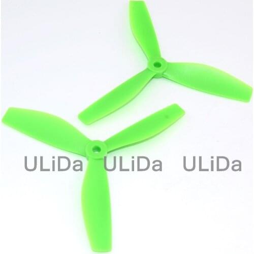 16pcs/8pairs 4" 4045 Bullnose Tri-Blade Propellers Props CW/CCW FPV QAV180 Drone Quadcopter