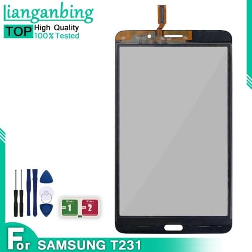 High Quality Touch Screen For 7'' Samsung Galaxy Tab 4 7.0 T231 SM-T231 Touch Screen Digitizer Front Glass Sensor Parts