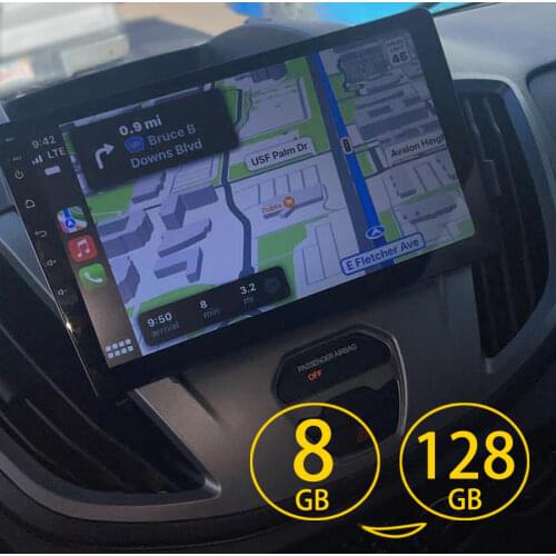 Car Multimedia Player For Ford transit MK8 2018 Tourneo Custom 2020 Android 4G+64G Radio Stereo Screen GPS Navigation System