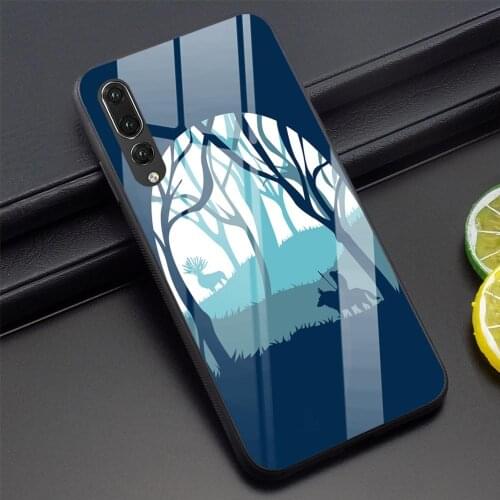 Princess Mononoke Phone Cover for Huawei P20 Lite Case P10 P30 Pro P Smart Mate 20 Honor 7A 3GB 9 10 Y6 Y9 Tempered Glass