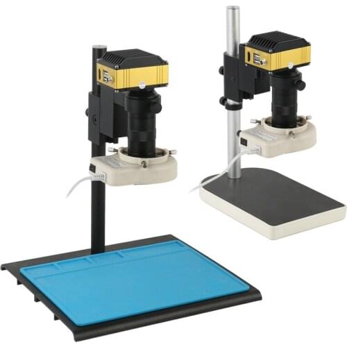 1/2" FHD SONY Sensor 2K UHD 60FPS 1080P Industrial Electronic Digital Zoom 100X Video Microscope Camera For Lab PCB Soldering