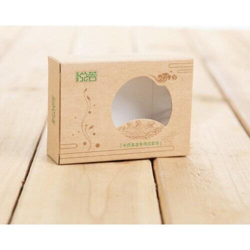 Cheap price corrugated carton box packaging box,PVC window paper pillow shape packaging boxes for bra ---DH10322