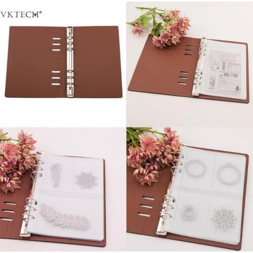 DIY Scrapbooking Book Cutting Die Storage Organizer Stencil Dies Book Case Inner Page Cut Die Template Books Collections Storage