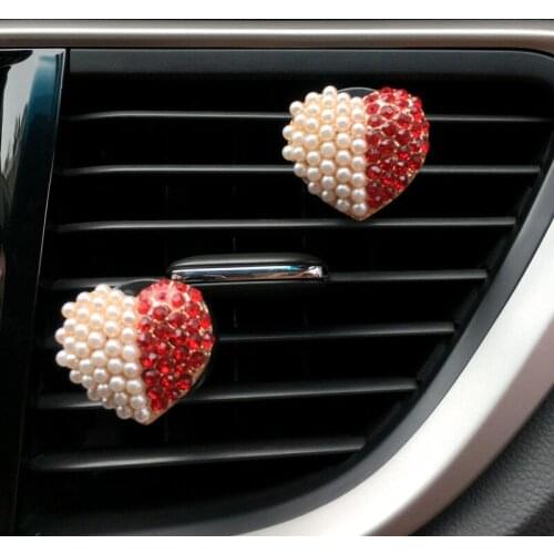Love style car air outlet clip Lemon peach vehicle flavoring automotive smell car air freshener diffuser car accessories