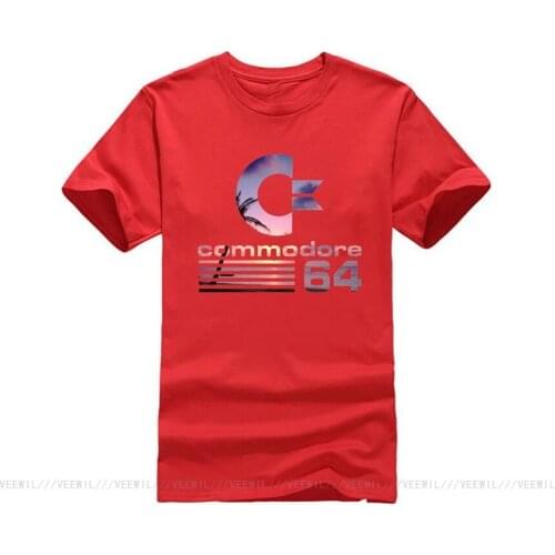 Computer Programmer TSHIRT Commodore 64 Vaporwave Logo T Shirt Gyms Fitness