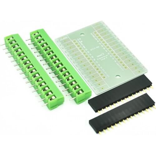 NANO V3.0 3.0 Controller Terminal Adapter Expansion Board NANO IO Shield Simple Extension Plate For Arduino AVR ATMEGA328P