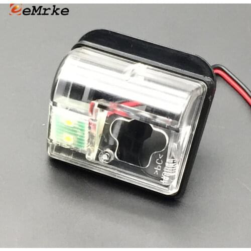 EEMRKE Car Rear View Camera Bracket License Plate Lights Housing Mount for Mazda 6 GG GY 2002-2007 / CX-5 CX-7 CX 5 CX 7