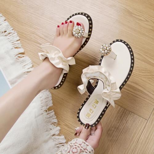 Summer ladies sandals and slippers Korean version of the new 2019 fashion beach shoes soft bottom comfortable slippers