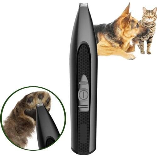 Dog Grooming Clippers Low-noise Pet Foot Hair Trimmer Dog Clipper USB Rechargeable Butt Ear Eyes Hair Cutter Remover