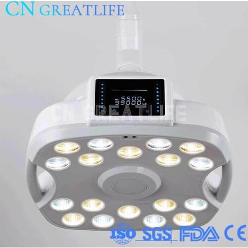 Fashion Design Surgical Medical Exam Shadowless 360 Rotation Dental Pro Implant Lamp Led Dental Light with 7 Color Temperatures