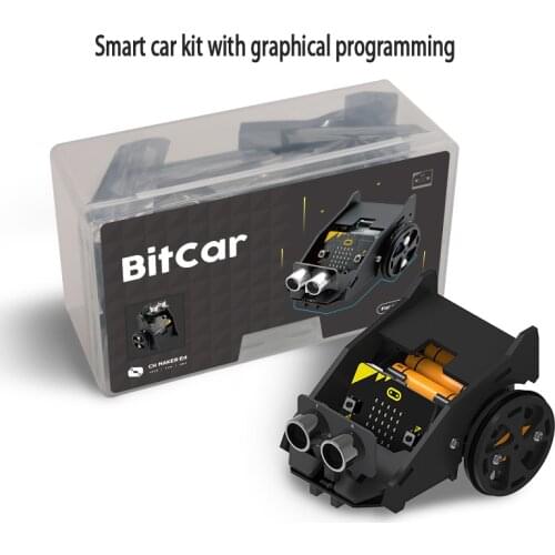 Bitcar Microbit Smart Car Kit For Graphically Programmed Stem Education Maker Robot