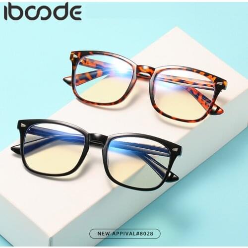 Iboode Ultralight Square Reading Glasses Anti Blue Light Presbyopic Eyeglasses Men Women Computer Goggle Unisex 1 1.5 2 2.5 4.0