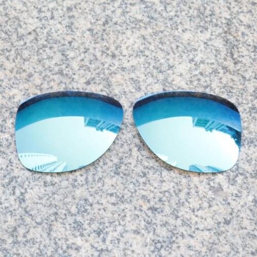 Wholesales E.O.S Polarized Enhanced Replacement Lenses for Oakley Dispatch 2 Sunglasses - Ice Blue Polarized Mirror