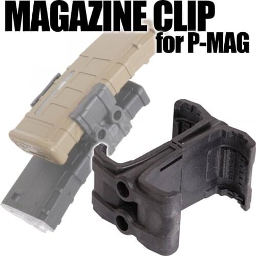 Airsoft Tactical Rifle Gun Magazine Parallel Connector M4 MAG595 Double Mag Coupler Clip Military Hunting Accessories