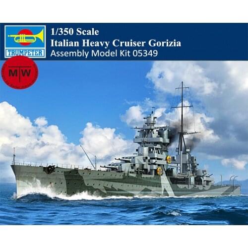 Trumpeter 05349 1/350 Scale Italian Heavy Cruiser Gorizia Military Plastic Assembly Model Kits