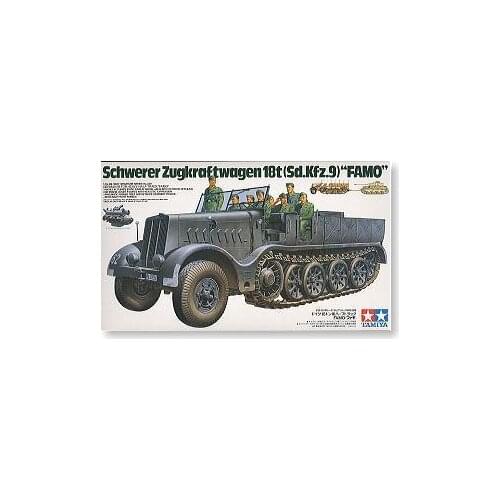 TAMIYA 1/35 scale models 35239 Sd.Kfz.9 FAMO 18t semi-track tractor