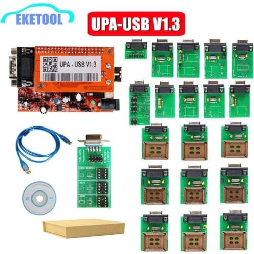 UPA V1.3 UPA USB Programmer UPA USB V1.3 ECU Chip Tuning Tool With Full Adapter EEPROM Programmer Top Quality