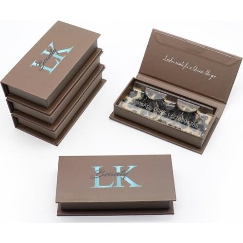 Custom Brown Leopard Eyelash Packaging 25mm Eyelashes Long 5D Mink Lashes Wholesale With Case Girl Makeup Free Lash Tray