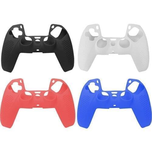 Silicone Case Cover For PS5 Controller Gamepad Protective Cover For Playstation 5 Handle Joystick Protector Game Accessories