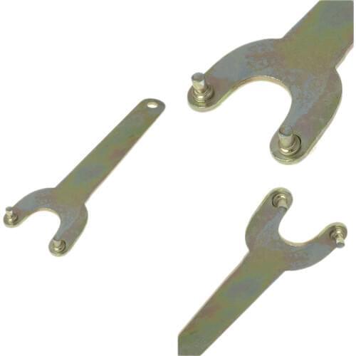 Angle Grinder 2 Pin Spanner Key Fit for 4-1/2" 115mm Grinders Repair Tool Flanged Wrench Grinder Hubs Replacing Discs Accessorie