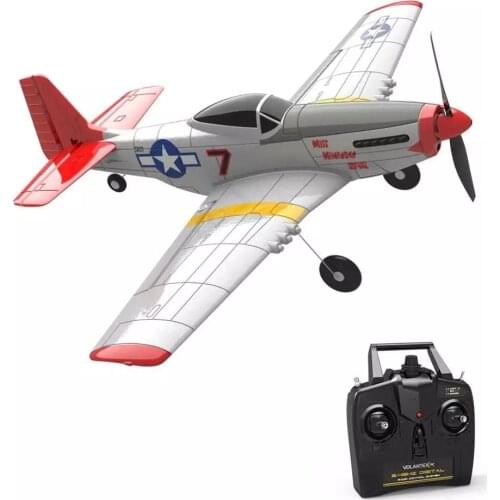 High end P-51D 4 Channel Beginner Airplane with 6-axis Stabilizer System and One-key Aerobatic 761-5 (RTF) rc plane outdoor toys