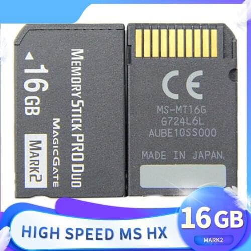 Real Full Capacity High Speed MS 16GB Memory Stick Pro Duo Memory Cards h2testw