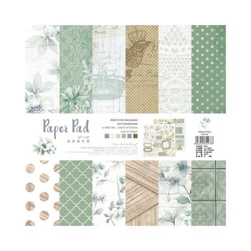 10 inch Dream Love Retro background paper pads patterns 26sheets,DIY Craft Scrapbooking Paper Pack Card Making DIY