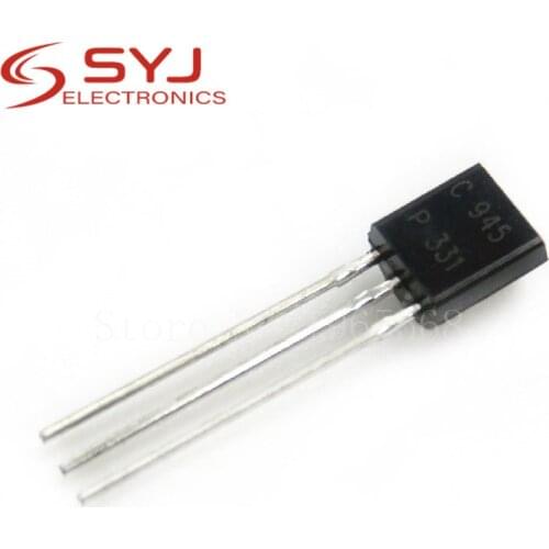 100pcs/lot C945 2SC945 Triode to-92 50V/0.1A/0.5W/250MHZ Wholesale Electronic In Stock