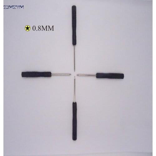 30PC/set Wholesale 0.8MM Screwdriver Head Small Star-shape Screwdriver For Repairing Iphone