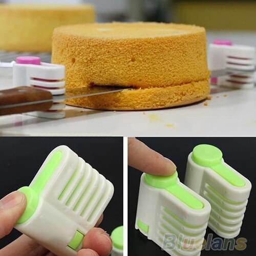 5 Layers Kitchen DIY Cake Bread Cutter Leveler Slicer Cutting Fixator Tools New 7MG4